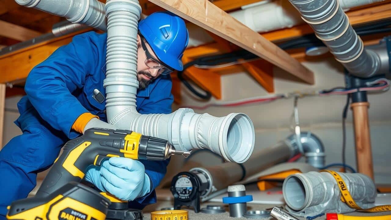 What is a common mistake in ductwork installation?